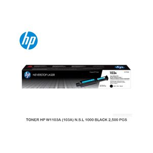 Toner Hp W1103a (103a) N.S.L 1000 Black 2,500 Pgs