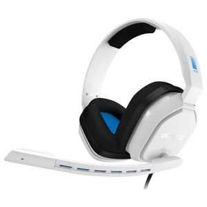 Audífono Con micrófono Logitech  Astro A10 Multi-Platform For Ps4 White/Blue