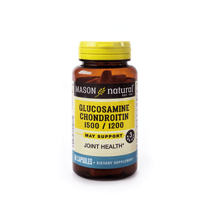 Glucosamina condroitina 1500/12000 Doble Potencia Mason Natural 60 Cápsulas
