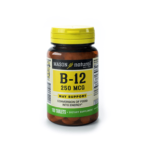 Vitamina B12 -250 Mcg Mason Natural 100 Tabletas