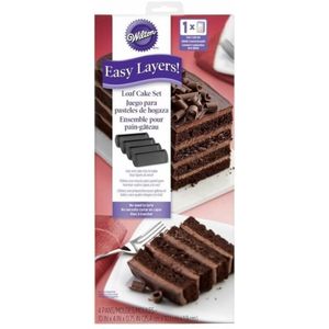 Set de 4 Moldes Wilton Rectangulares