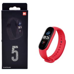 Smart Band M5 Reloj Deportivo Bluetooth Rojo