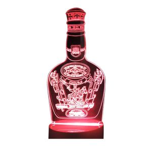 Lámpara Led 3D Creative Light Diseño Botella Whisky Chivas