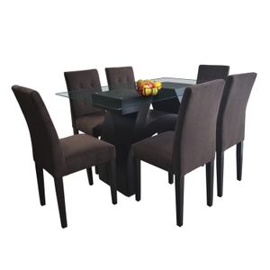 Juego de comedor Casia 6 sillas JP Stylos