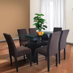 Juego de comedor Casia 6 sillas JP Stylos