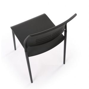 Silla Fija Decorplas Fresh Negro Sin Brazos Color Negro