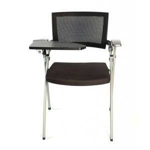 Silla Fija Para Capacitación Decorplas Vigo Tablet con Brazos Fijos Color Negro