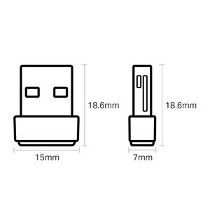 Adaptador USB WiFi TP Link AC 600 Archer T2U Nano 200 Mbps