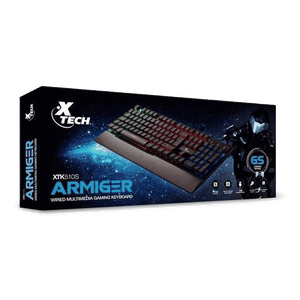 Teclado Gaming Xtech con Iluminación Led XTK510S