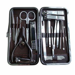 Set Manicura Pedicura Acero Inoxidable 19 Piezas Cortauñas