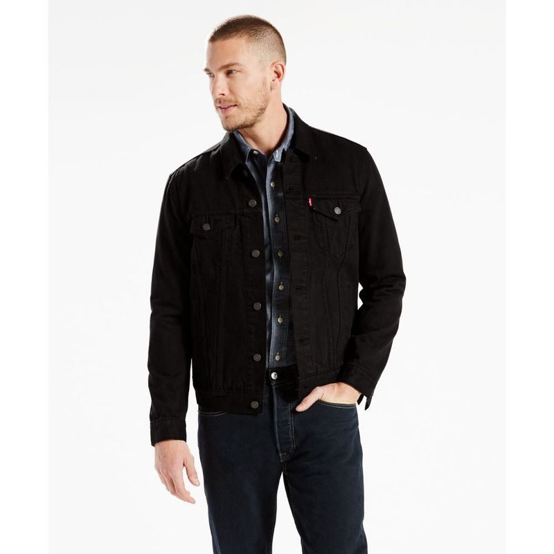 Casaca jean best sale hombre levis