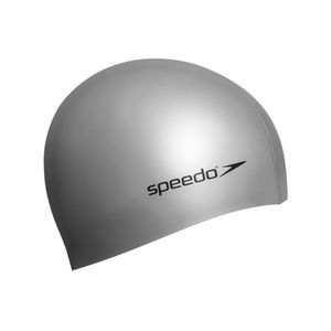 Gorro para Natación Speedo Plain Flat Plata