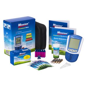 Medidor Digital de Colesterol Triglicéridos y HDL Mission