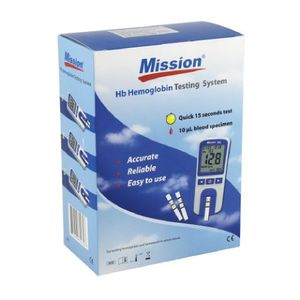 Medidor Digital de Hemoglobina y Hematocrito Anemia Mission - Kit completo