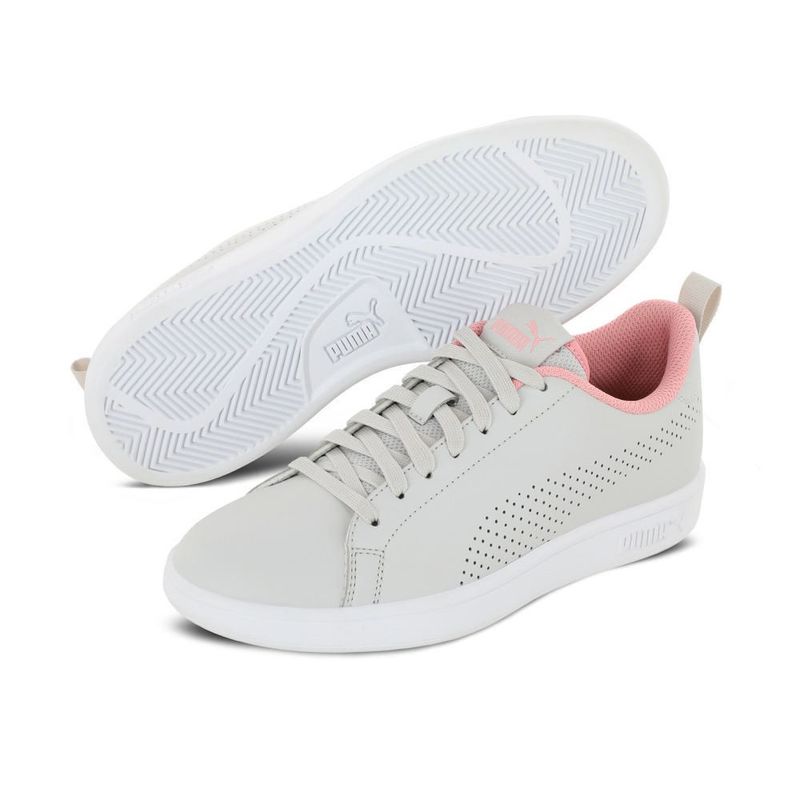 Zapatillas Puma Urbanas Mujer Puma Smash Ace Gris Real Plaza