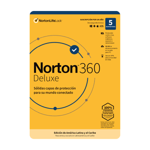 Norton 360 Deluxe 50GB 5 Dispositivos 1 Año
