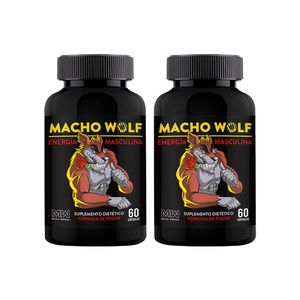 Macho Wolf Maca Works 60 cápsulas Pack x 2