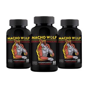 Macho Wolf Maca Works 60 cápsulas Pack x 3