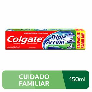 Pasta Dental COLGATE Triple Acción Tubo 150ml