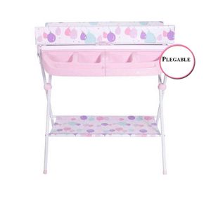 Bañera Ebaby EB830R con Cambiador Maxi -Rosado