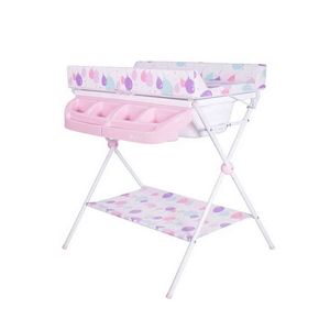 Bañera Ebaby EB830R con Cambiador Maxi -Rosado