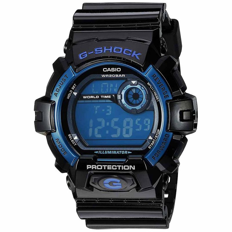 RELOJ HOMBRE G-SHOCK NEGRO CELESTE, DIGITAL