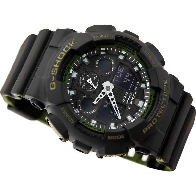 RELOJ GSHOCK VERDE & PLOMO PARA HOMBRE, Digitales