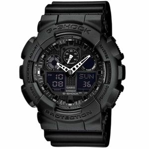 Reloj Casio G-Shock GA100-1A1 Para Hombre Digital Analógico Luz Automática Acuático Negro