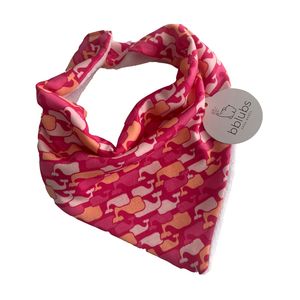Babero BBLUBS Rosa Ballenas