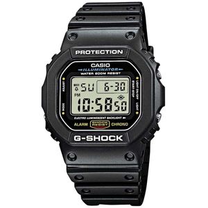 Reloj Casio G-Shock DW5600E-1V Para Hombre Digital Luz De Fondo Acuático 200m Negro