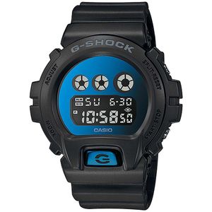 Reloj Casio G-Shock DW-6900MMA-2 Para Hombre Digital Luz de Fondo Acuático Negro Azul
