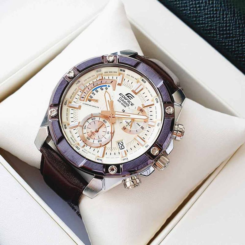 Casio edifice correa online de cuero