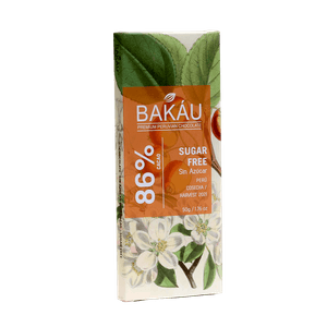 Chocolate sin Azúcar 86% Cacao con Monk Fruit x50g