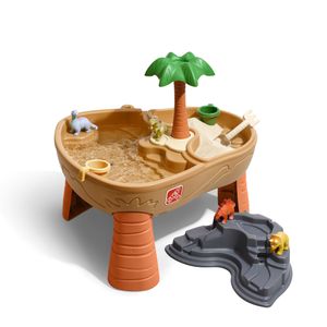 Mesita para jugar con Agua y Arena Step 2 Dinosaurios Marrón