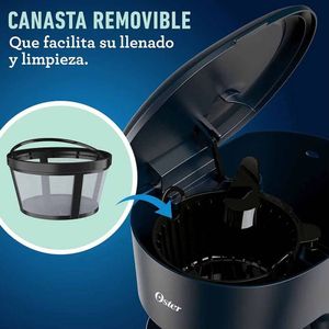 Cafetera Oster BVSTDCS12B 12 Tazas Filtro Permanente Negra