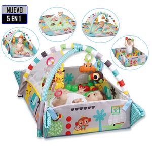 Gimnasio Musical Ideal 5 en 1 con Pelotas Celeste