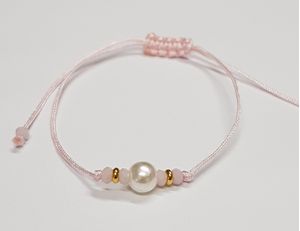 Pulsera Penélope Mati Perla Rosado