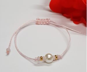 Pulsera Penélope Mati Perla Rosado