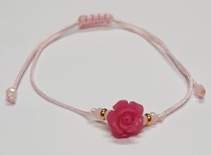 Pulsera Penélope Mati Flor Rosado