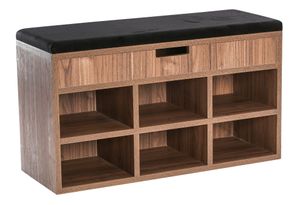 Zapatera Multiusos Lucanas Furniture Galés De 6 Divisiones Con Baúl