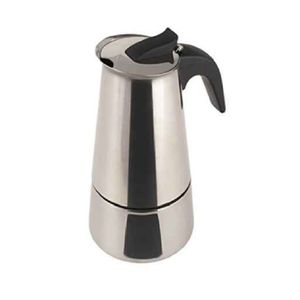 Cafetera Italiana Espresso Maker para 6 Tzs de Acero Inoxidable
