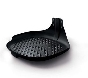 Accesorio Sarten con Grill Freidora de Aire Philips HD9940_00 Negro
