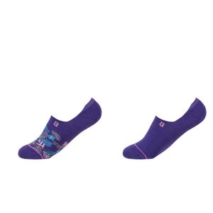 Medias Deportivas Pack x2 Enersocks Mujer 36-39 Morado