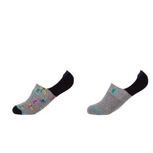 Medias Deportivas Pack x2 Enersocks Hombre 40-43 Gris