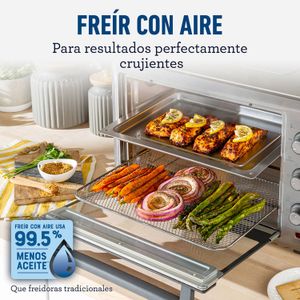 Horno con Freidora de Aire Oster 2135862 Plateado 35 Litros