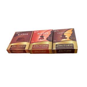 Pack de Chocolates 62% Cacao Camu Camu de 20g +70% Cacao de 20g + 50% Cacao Aguaje de 20g