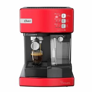 Cafetera Oster Espresso PrimaLatte BVSTEM6603R Roja