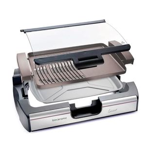 Parrilla y Plancha Oster Bioceramic CKSTGR3006 Tapa de Vidrio