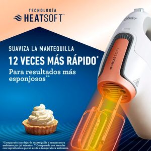 Batidora de Mano Oster FPSTHMAMR Tecnología HeatSoft