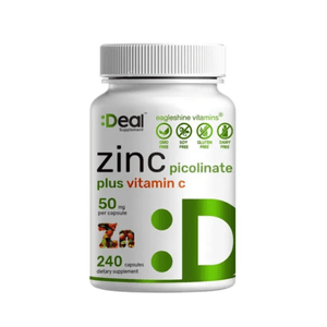 Zinc Picolinate Plus Vitamina C Deal 240 Cápsulas